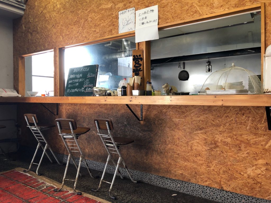 市場食堂楽まるの内観