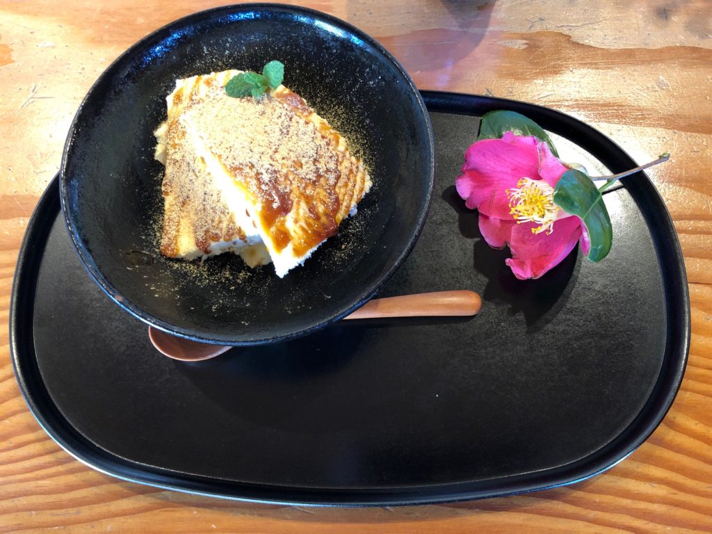 一石庵のバニラアイス