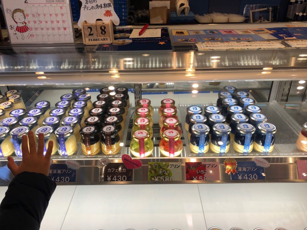 沼津深海プリン工房のケース