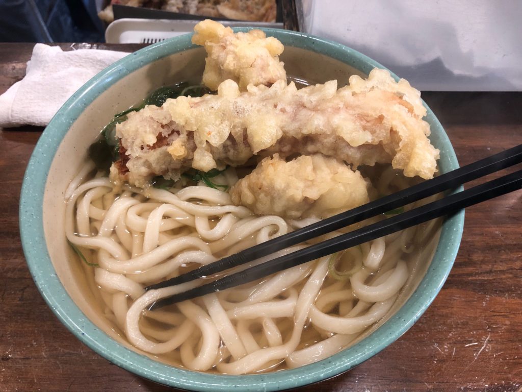 おにやんま五反田本店のとり天うどん